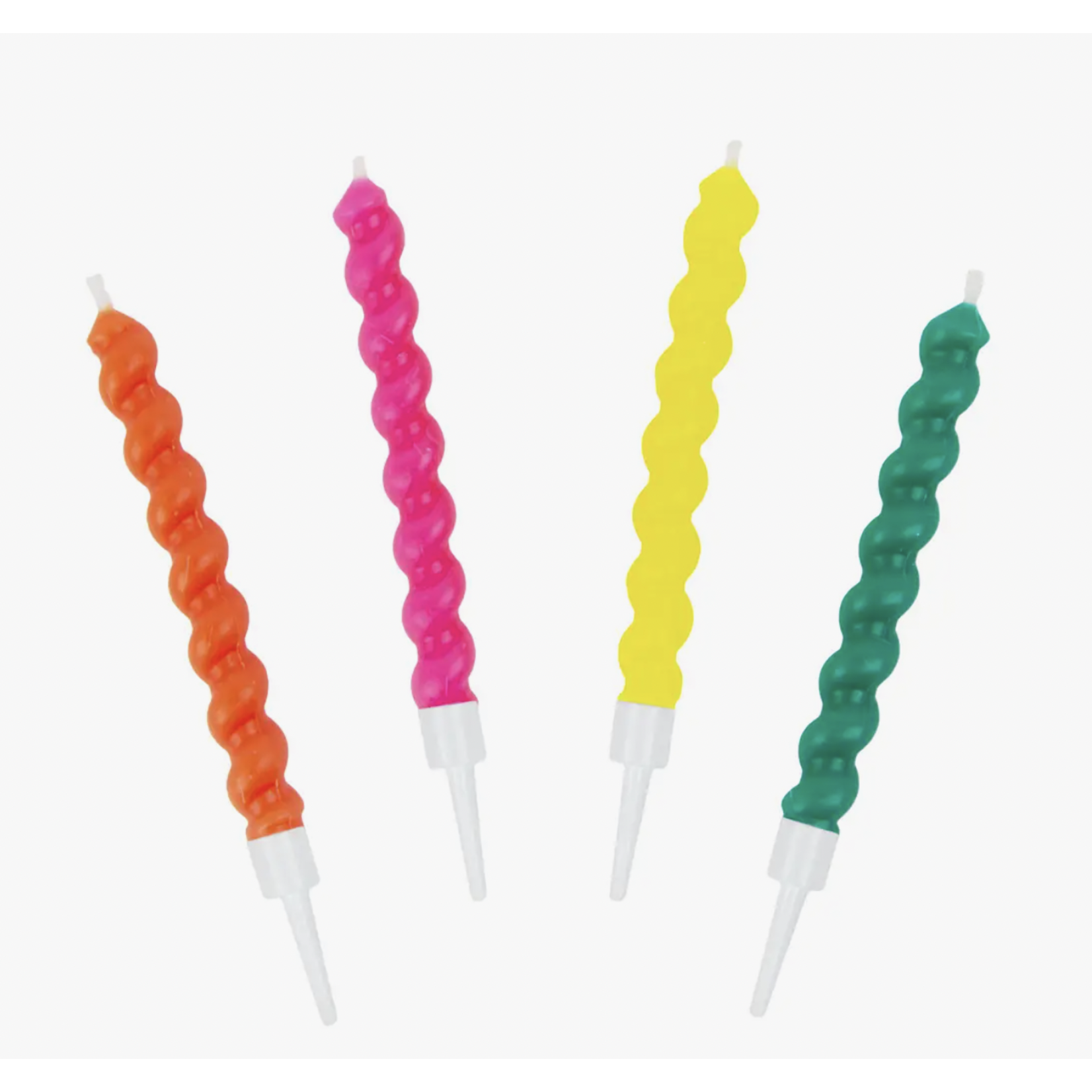 Talking Tables Twisted Rainbow Birthday Candles - 8 Pack