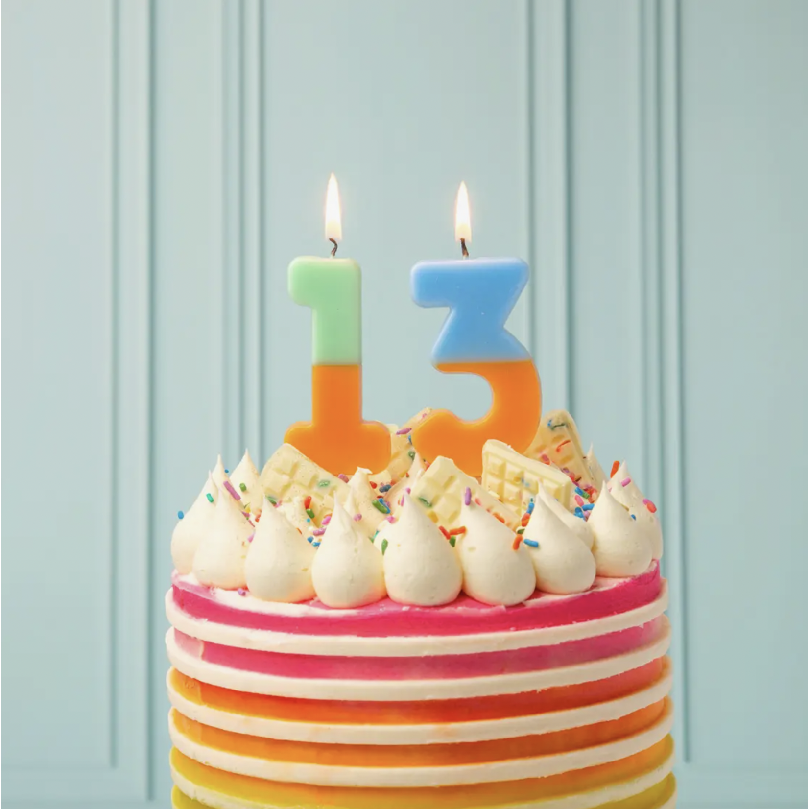 Talking Tables Multicolor Number Candles
