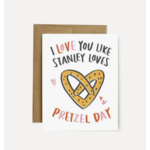 Hello Doodle Stanley Pretzel Day Card