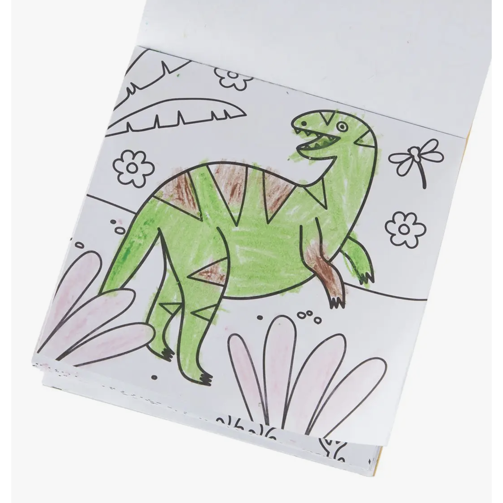 OOLY Carry Along Crayon & Coloring Book Kit-Dinoland