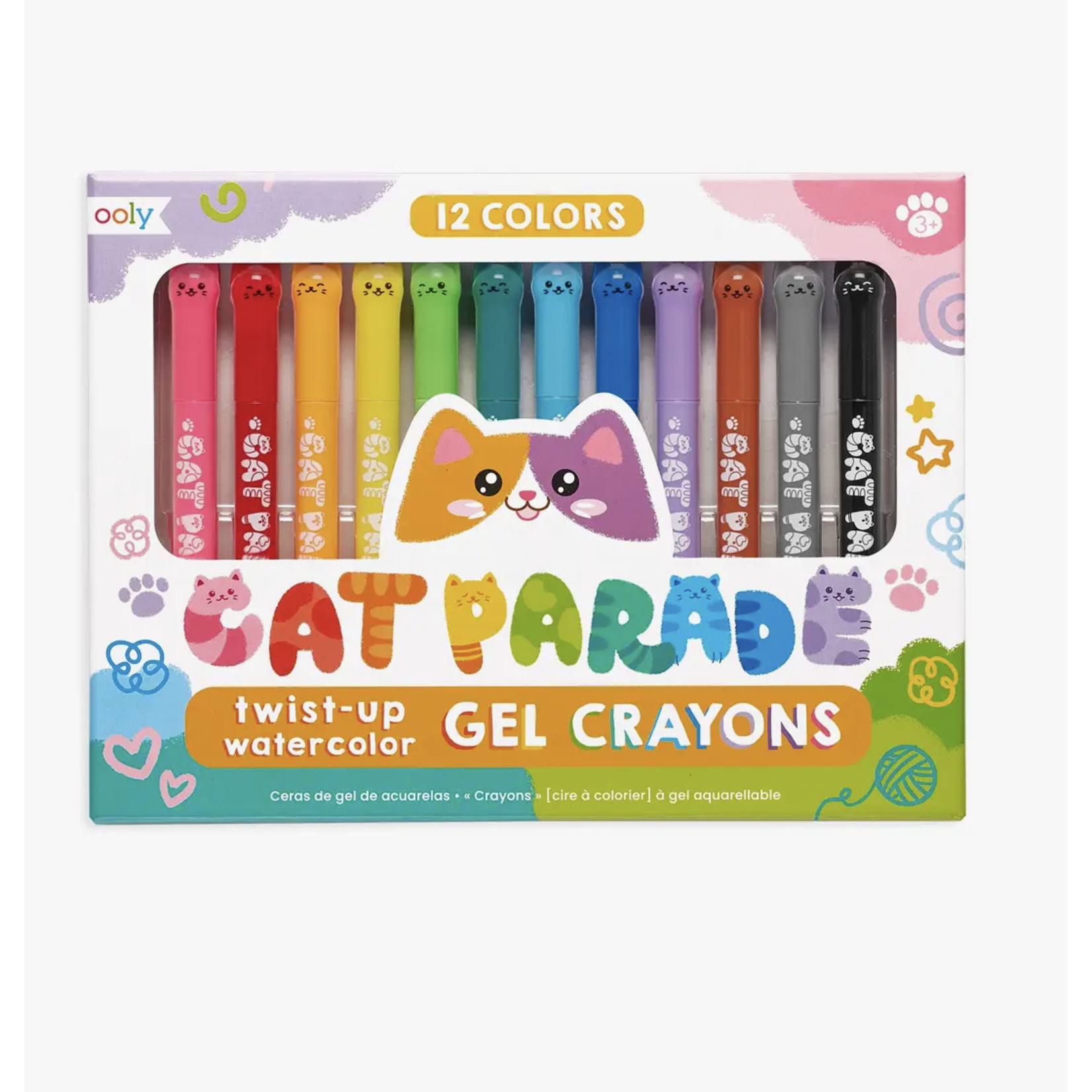 OOLY Cat Parade Gel Crayons - Set of 12