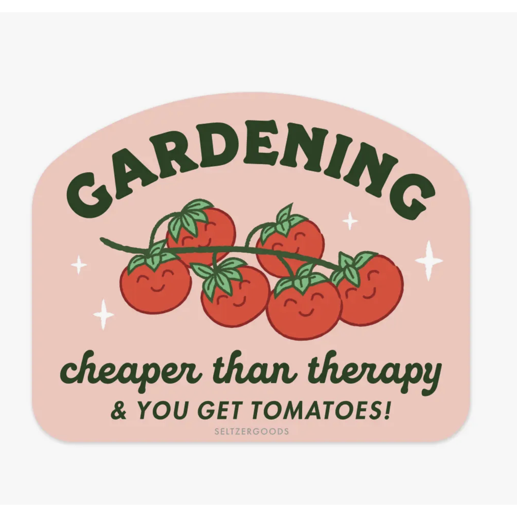 Seltzer Garden Therapy Sticker