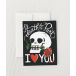 Idlewild Skull and Rose Card
