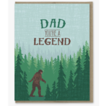 Modern Printed Matter Sasquatch Legend Dad Card