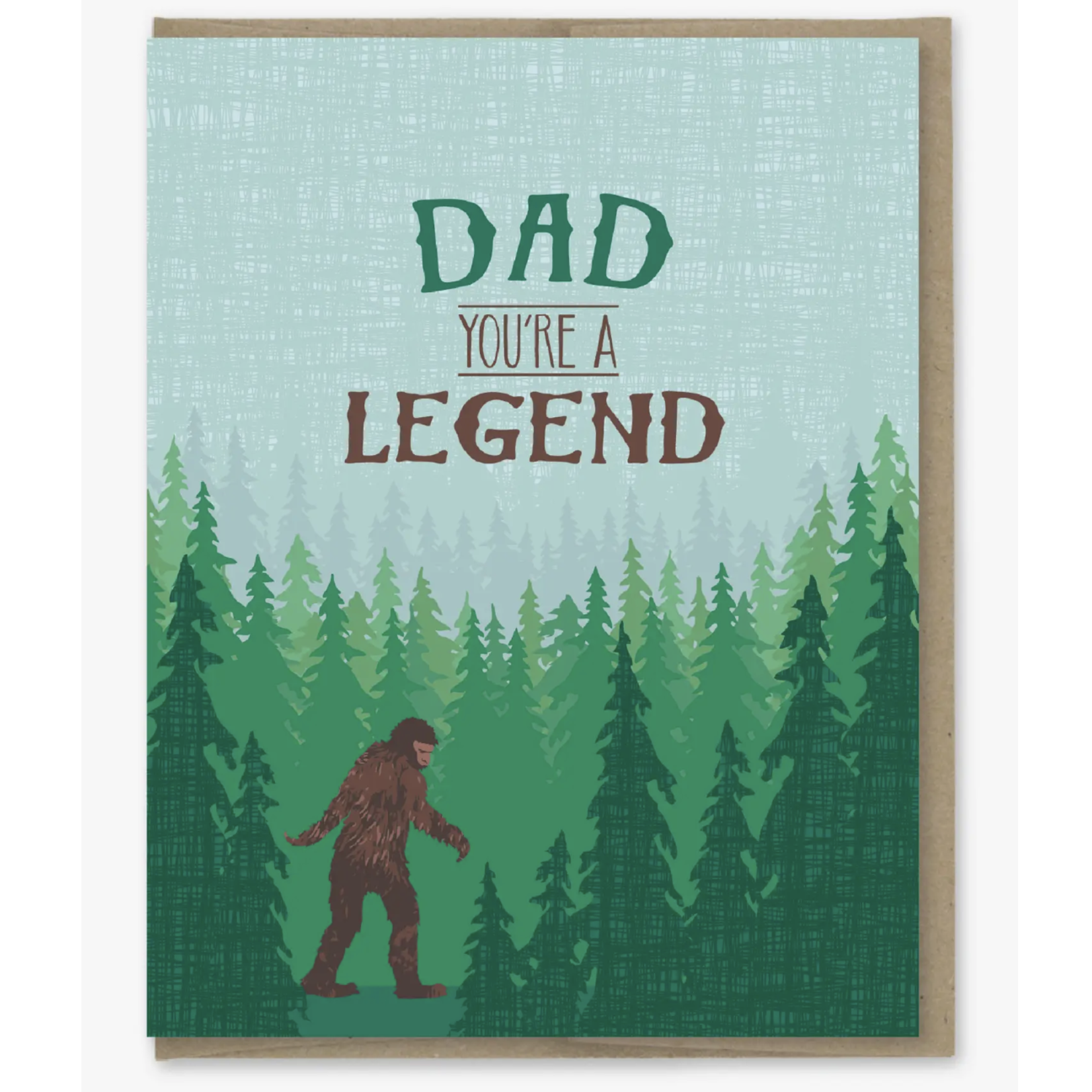 Modern Printed Matter Sasquatch Legend Dad Card