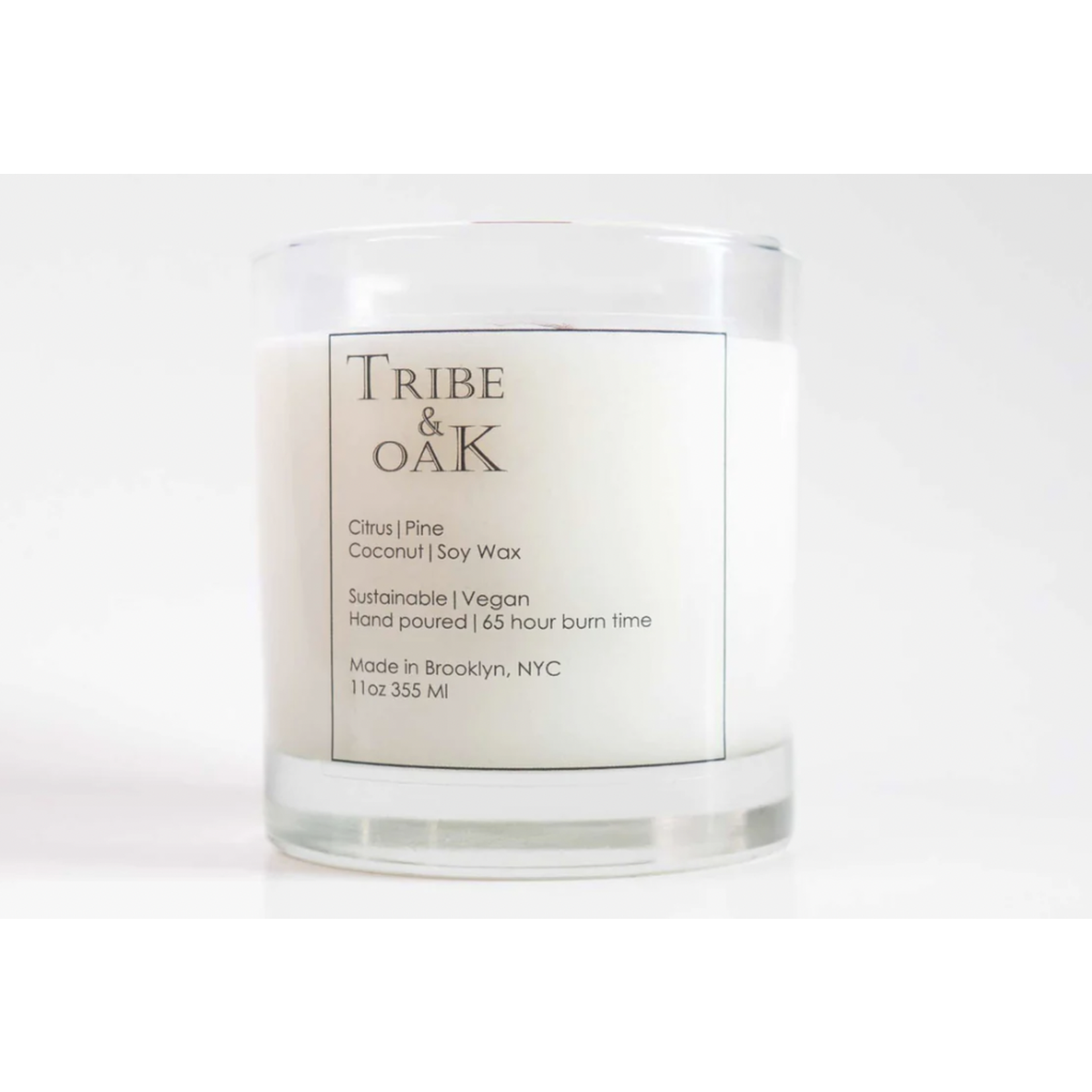 Tribe and Oak Citrus and Pine Candle
