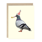 Drawn Goods Birthday Party Pigeon Card