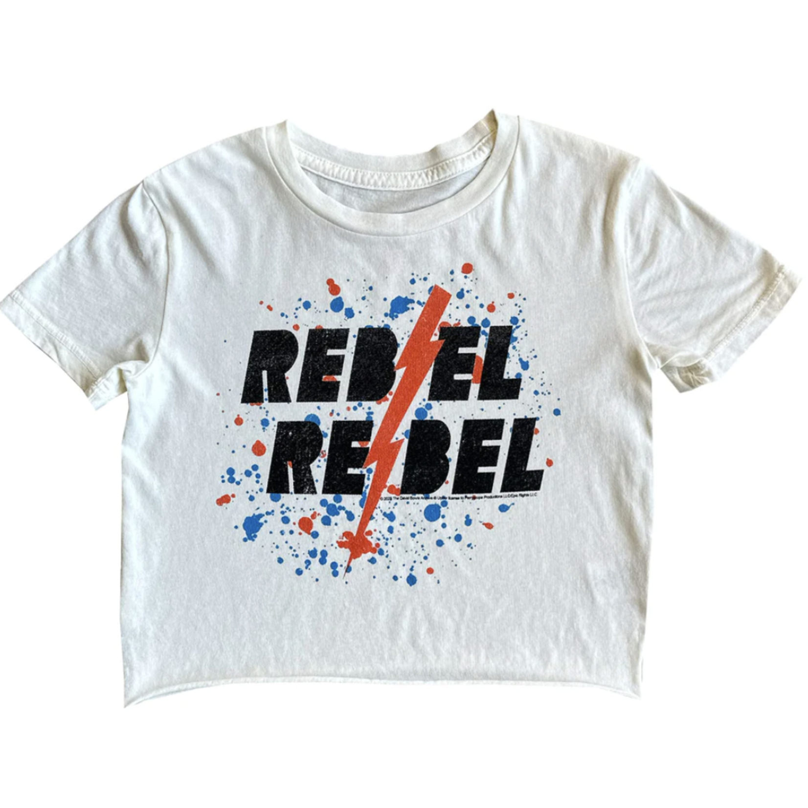 Rowdy Sprout Rebel Rebel organic ss not quite crop tee