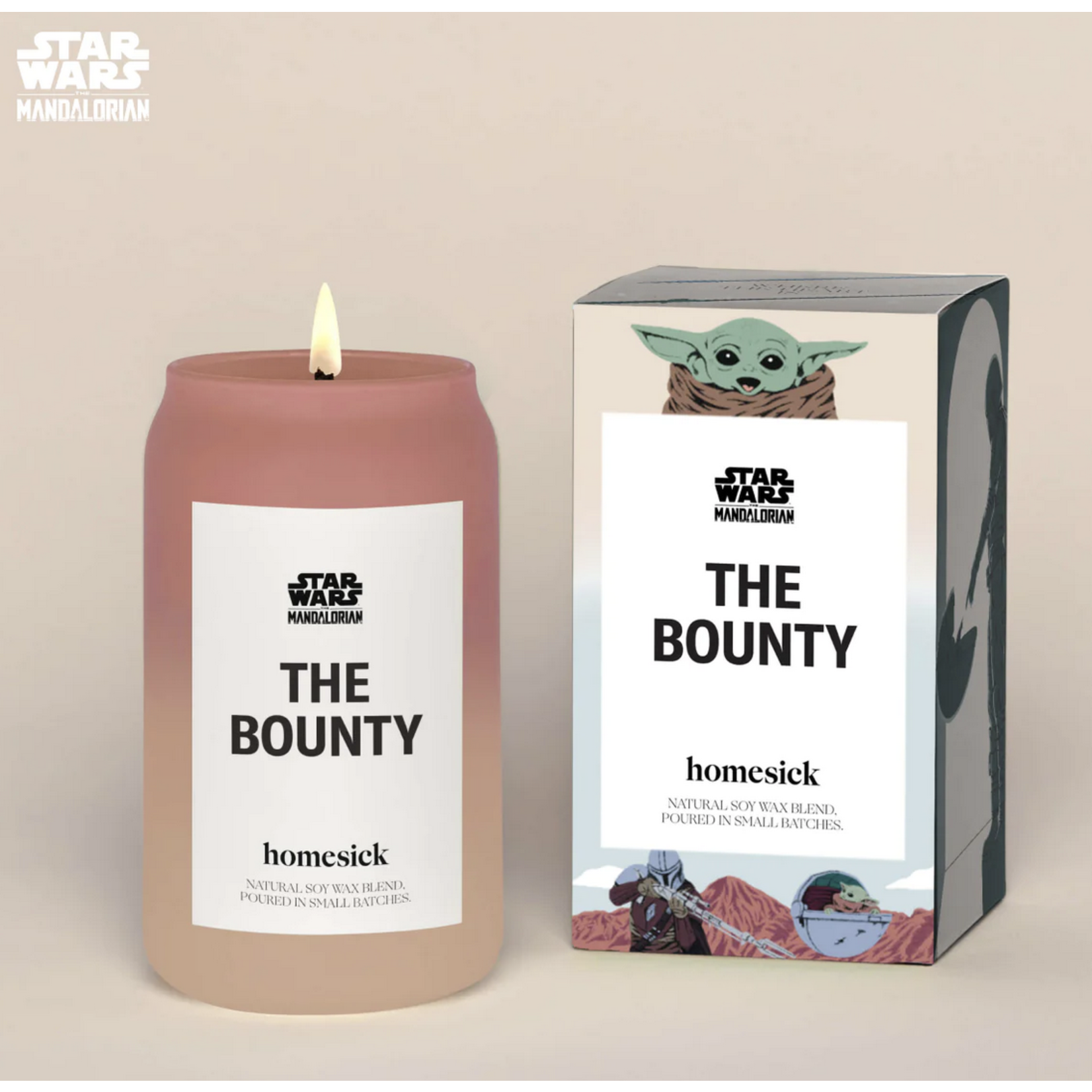 Homesick Candles Star Wars Mandalorian The Bounty Candle