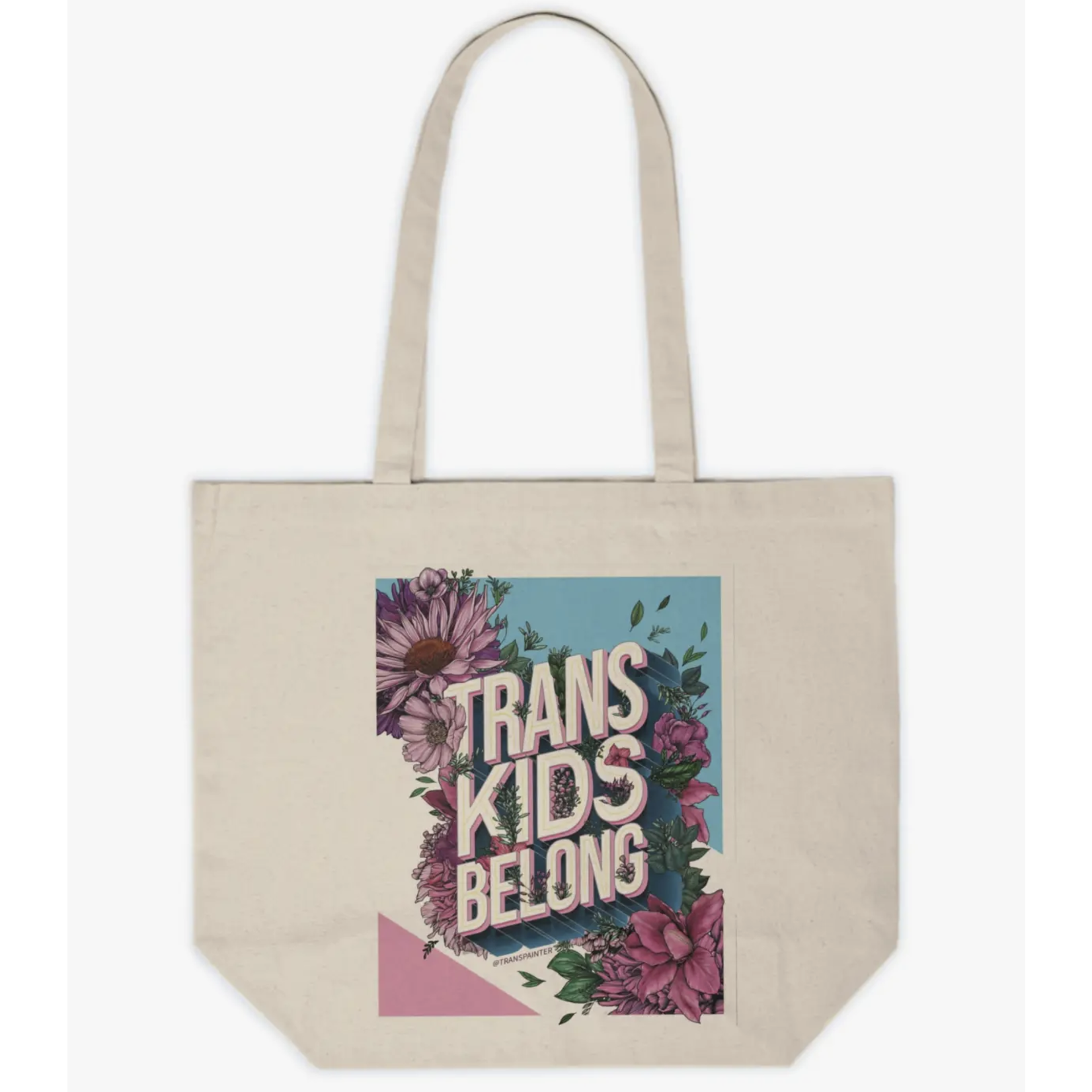 Transpainter Trans Kids Belong Tote Bag
