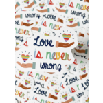 Rainbow Certified Love is Never Wrong Sticker