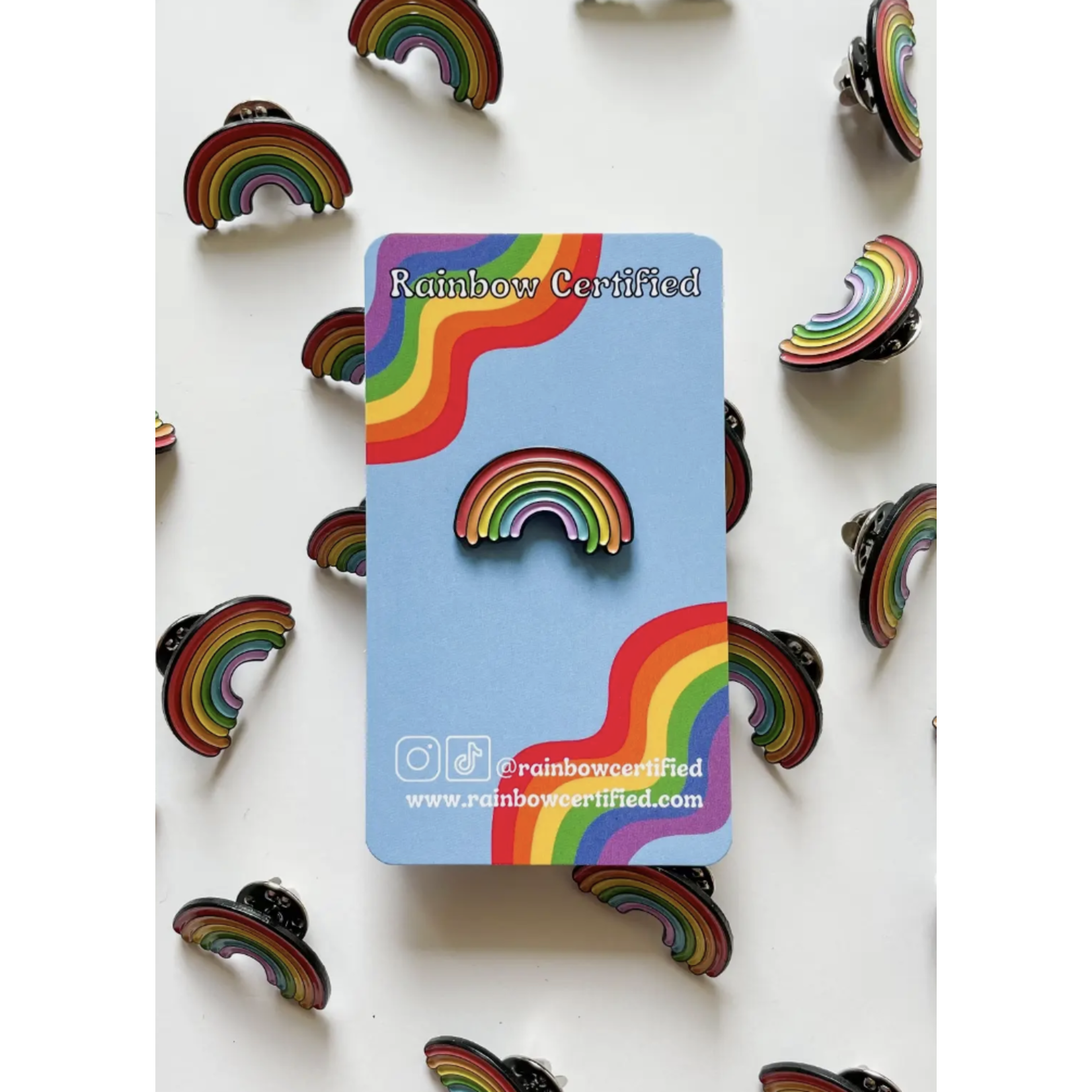 Rainbow Pride Pin - The Brass Owl