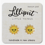 Lilliput Little Things Smiley Sunshine Earrings