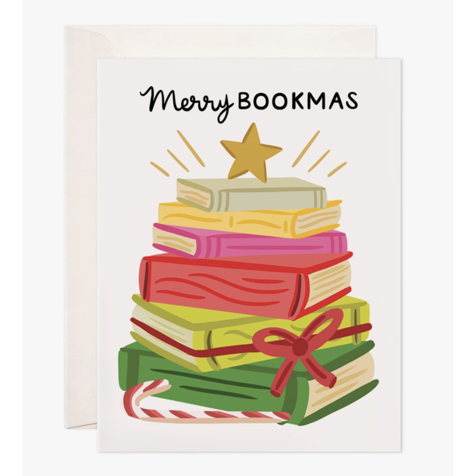 Bloomwolf Studio Merry Bookmas Greeting Card