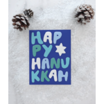 Idlewild Happy Letters Hanukkah Card