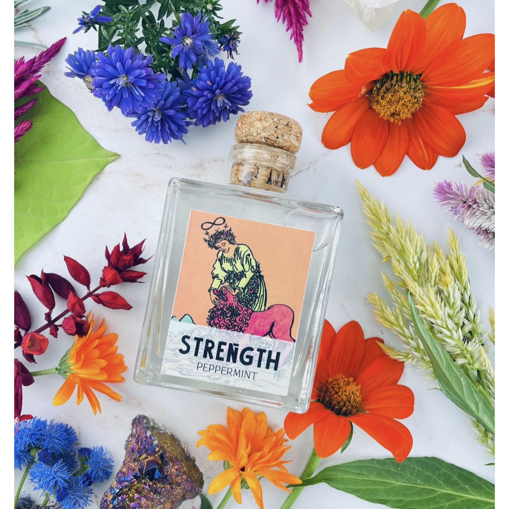 Sow the Magic Strength Tarot Card Home Reed Diffuser