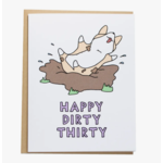 Tiffbits Dirty Thirty Birthday Card