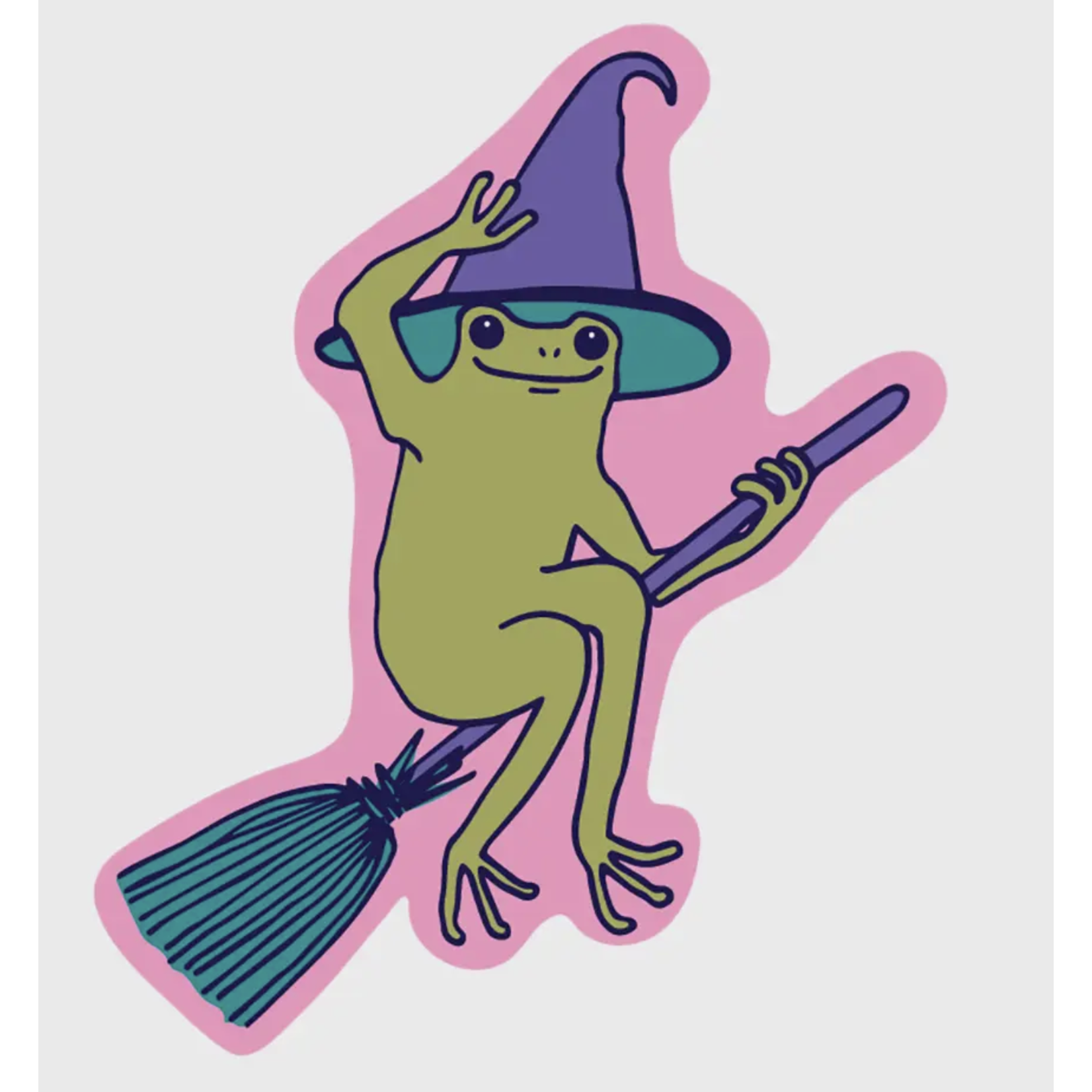 The Good Twin Froggy Witch Sticker