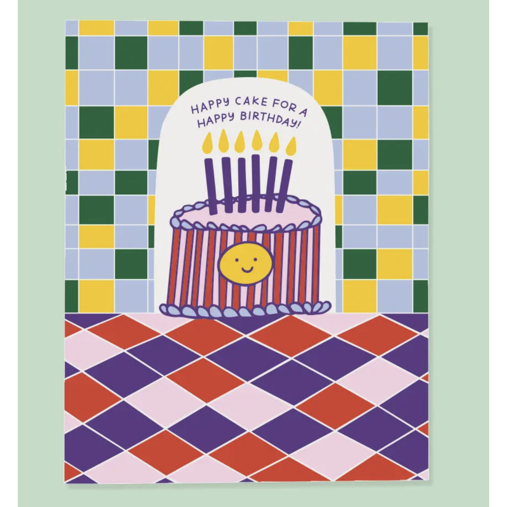 The Good Twin Happy Cake Card