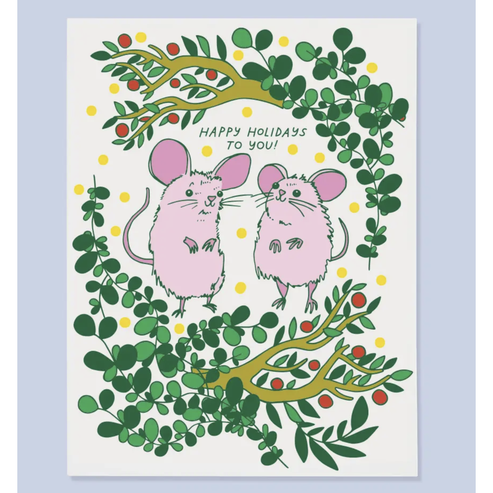 The Good Twin Xmas Mice Card
