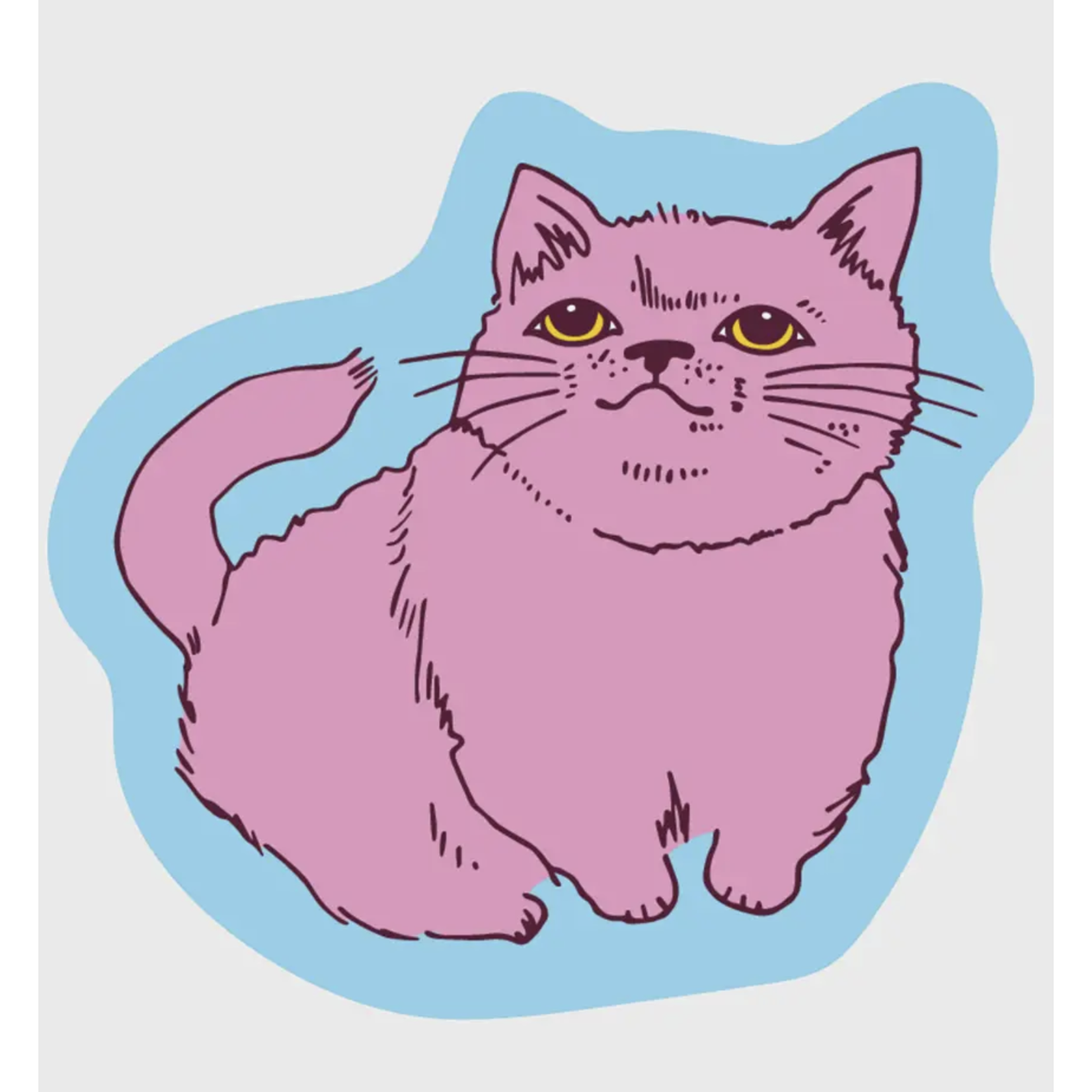 The Good Twin Pink Cat Sticker