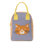 Fluf Zipper Lunch Bag - Cat