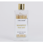 Chez Gagne Manifest That Shit - Glass Bottle Matches