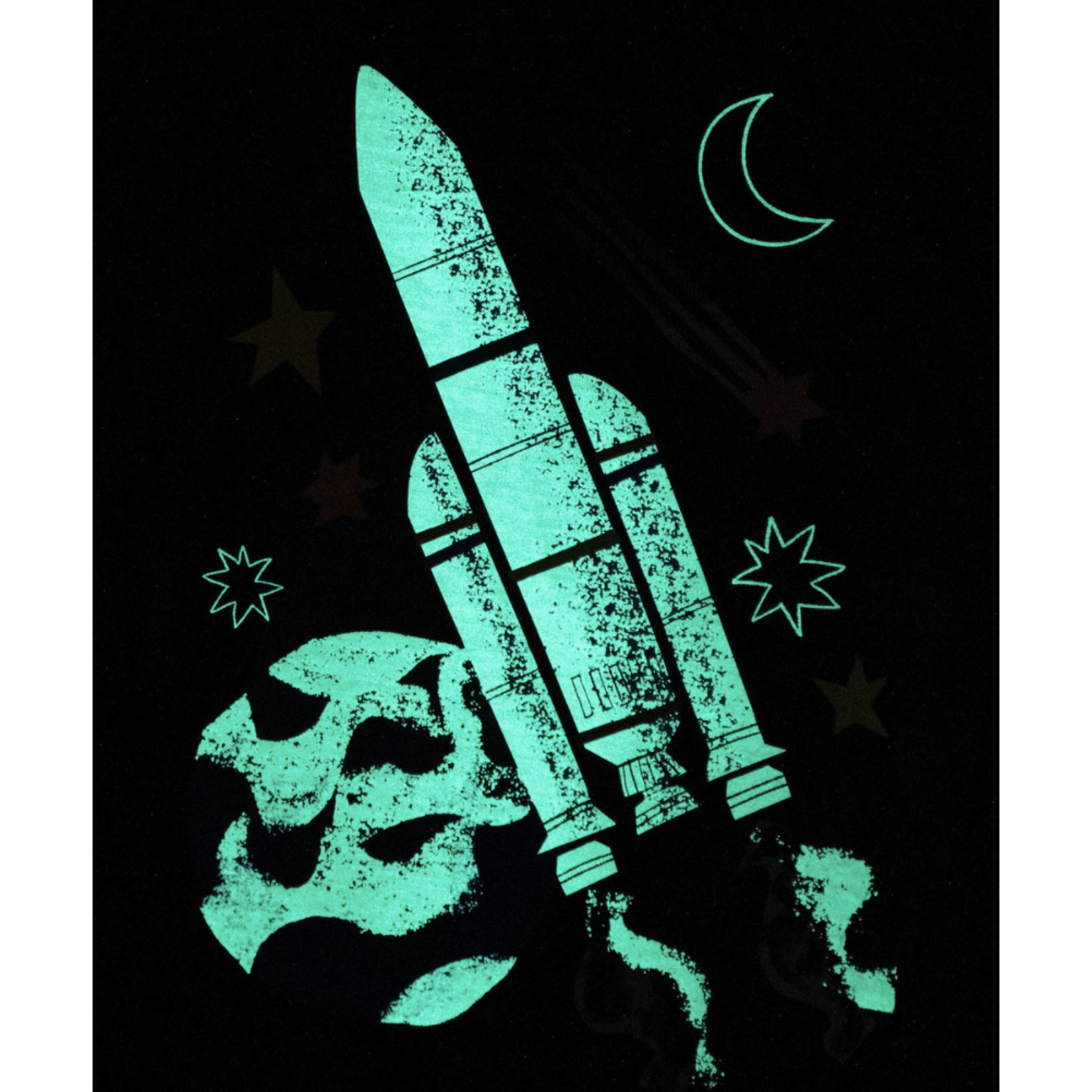 Tea Collection Glowing Rocket Graphic Tee-Pepper-FINAL SALE