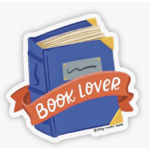 Grey Street Paper Book Lover Sticker