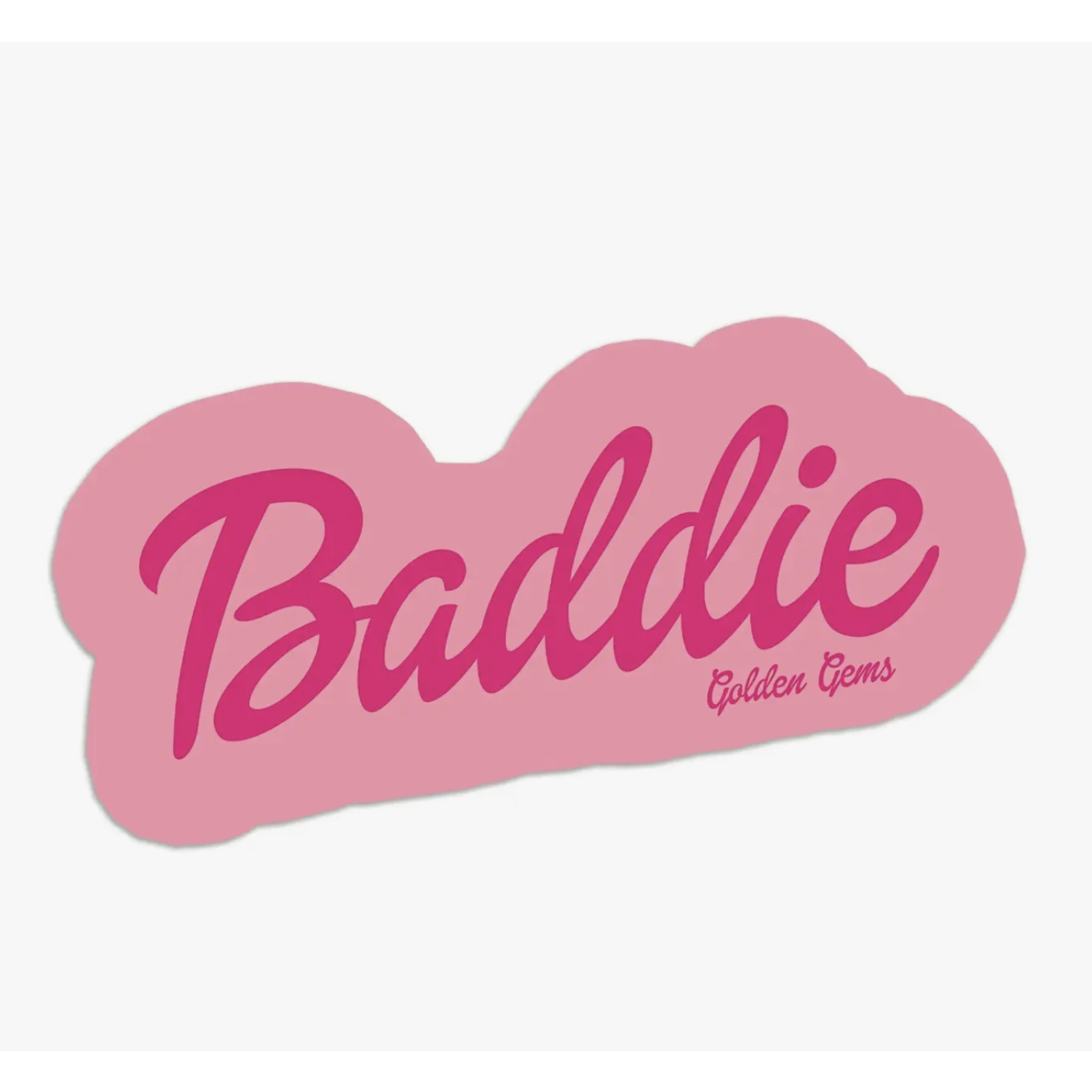 Golden Gems Baddie Sticker