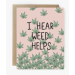 Unblushing Sympathy Card - Weed Helps