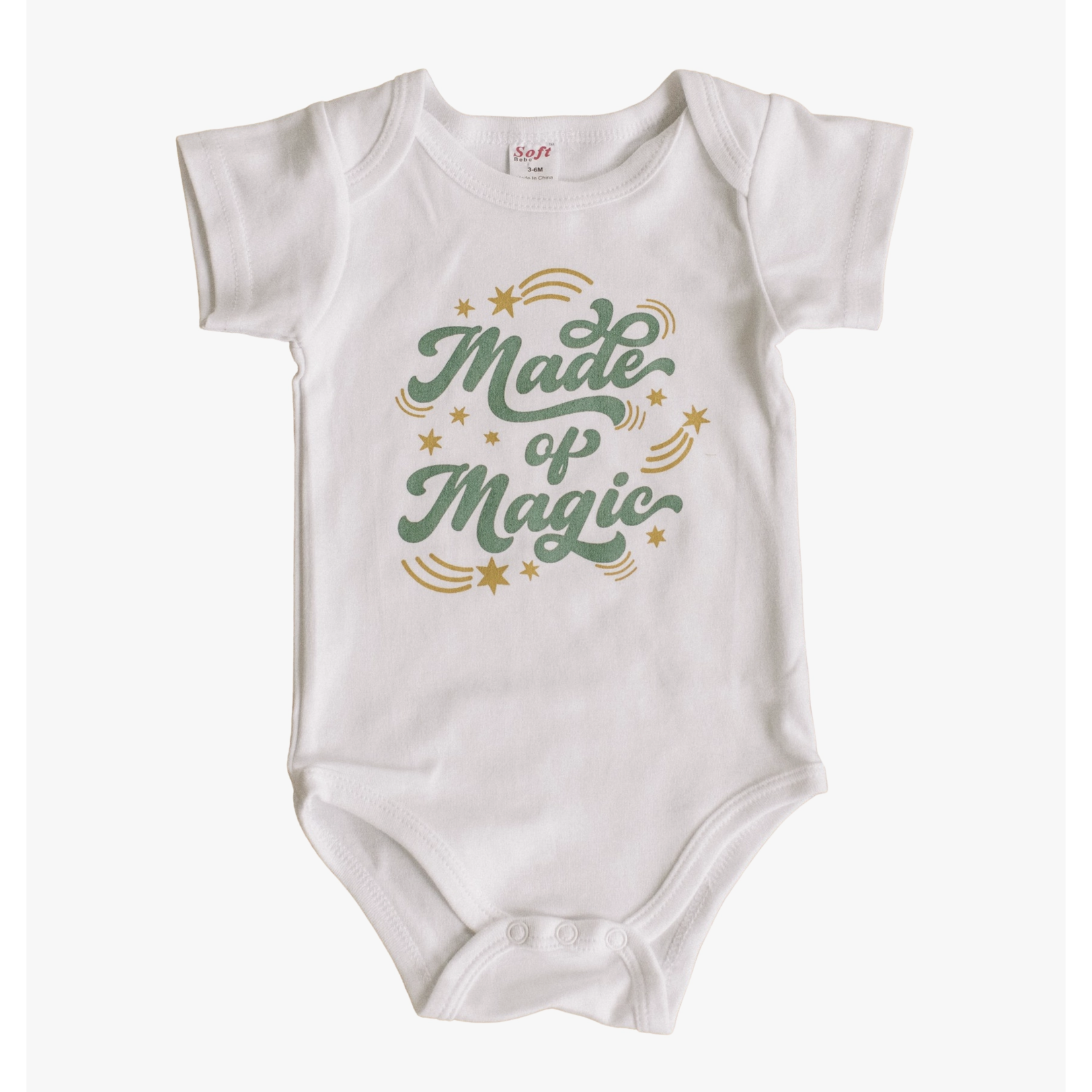 Sweetpea and Co Made of Magic Baby Onesie