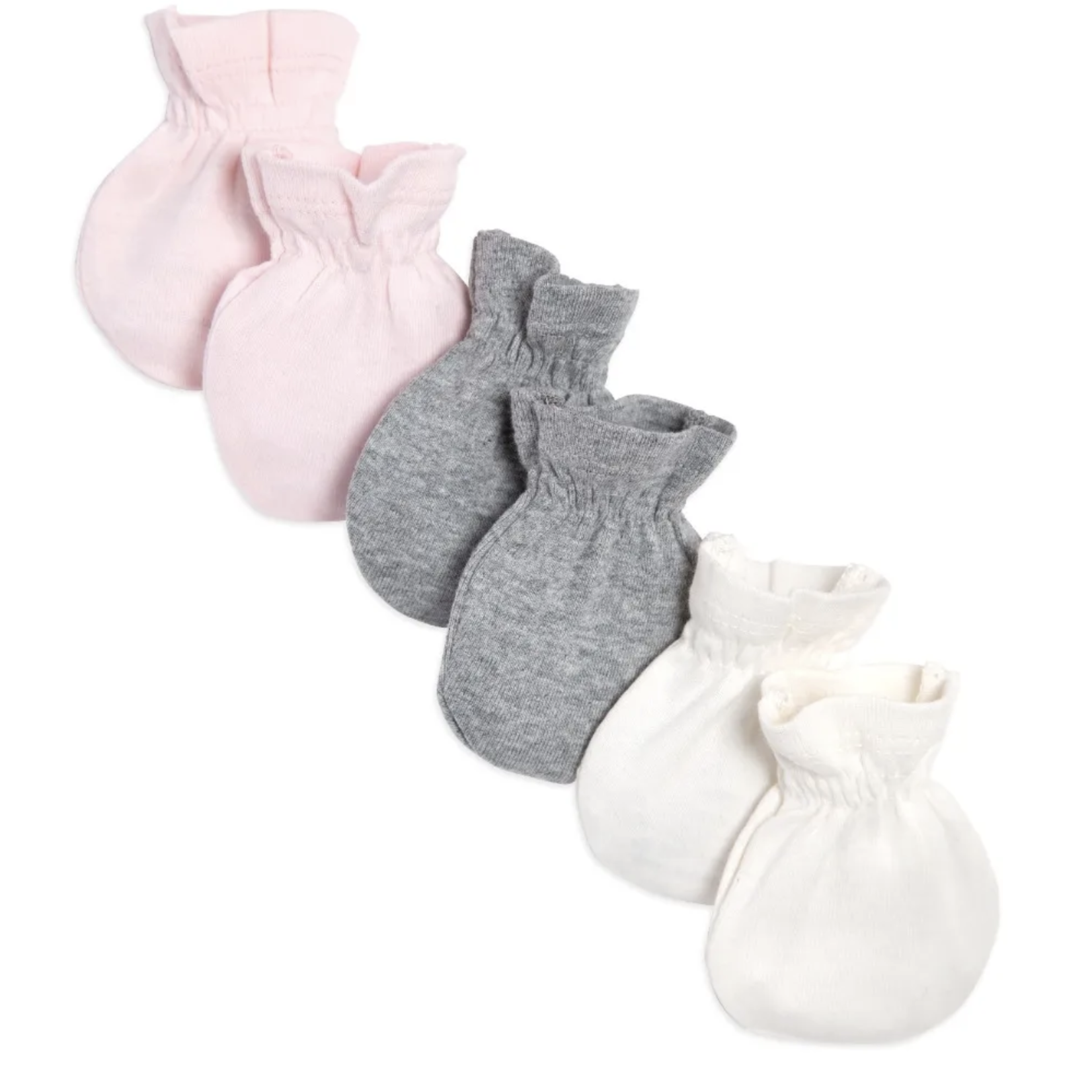 Burt's Bees 3 Pack Organic Baby Mittens- Blossom