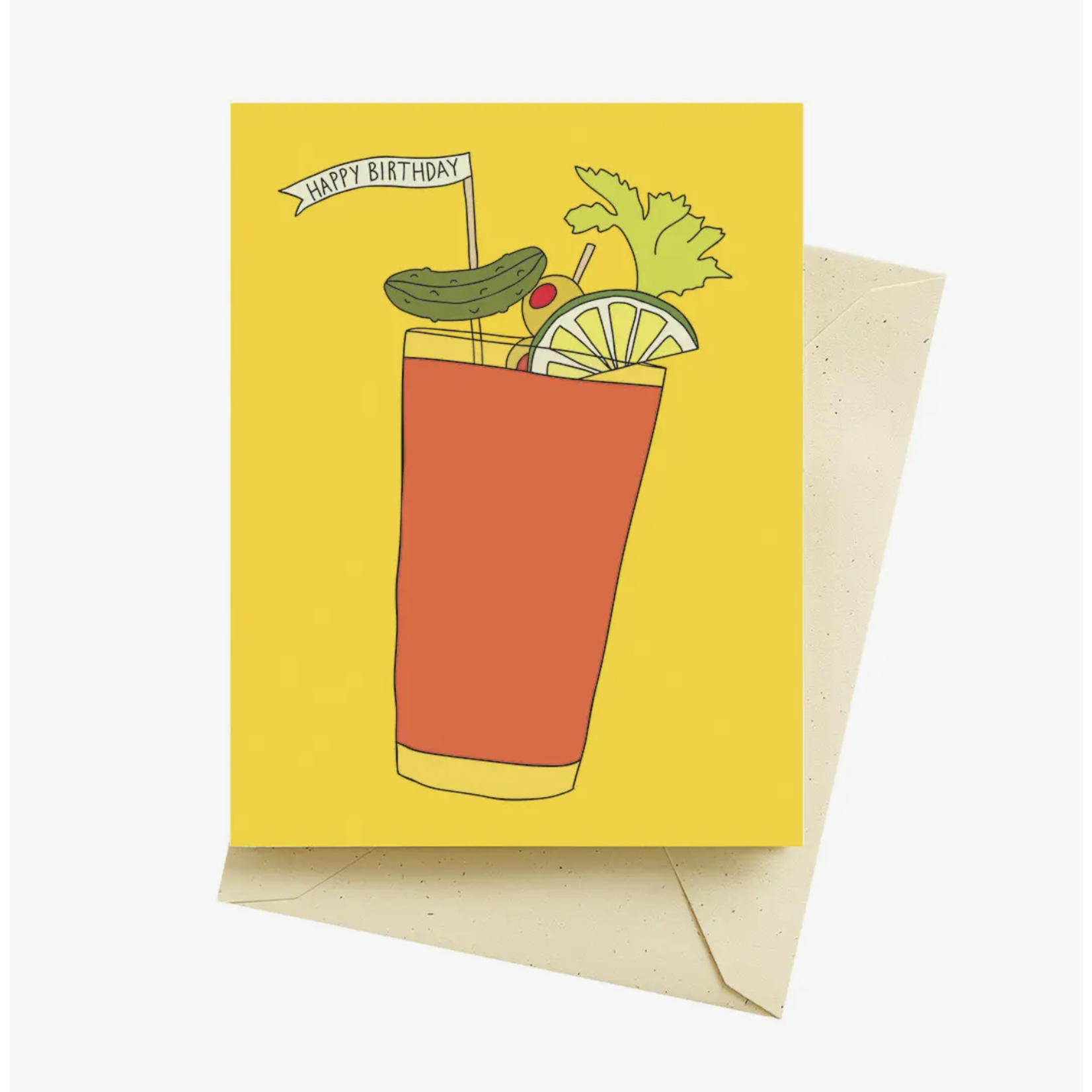 Seltzer Bloody Mary Birthday Cards