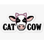 Seltzer Cat Cow Sticker