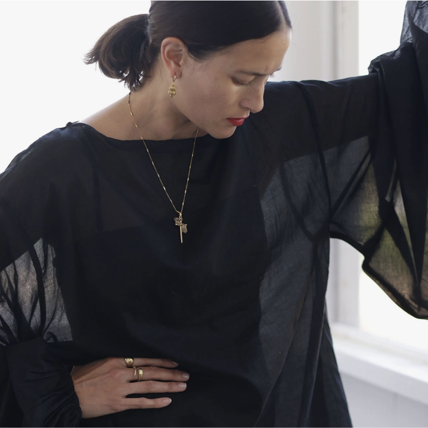 Amano Studio Gothic Romance Dagger Necklace