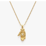 Amano Studio Tiny Mystic Hand Necklace Gold/Opal