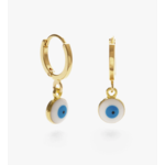 Amano Studio Traditional Evil Eye Huggie Hoops