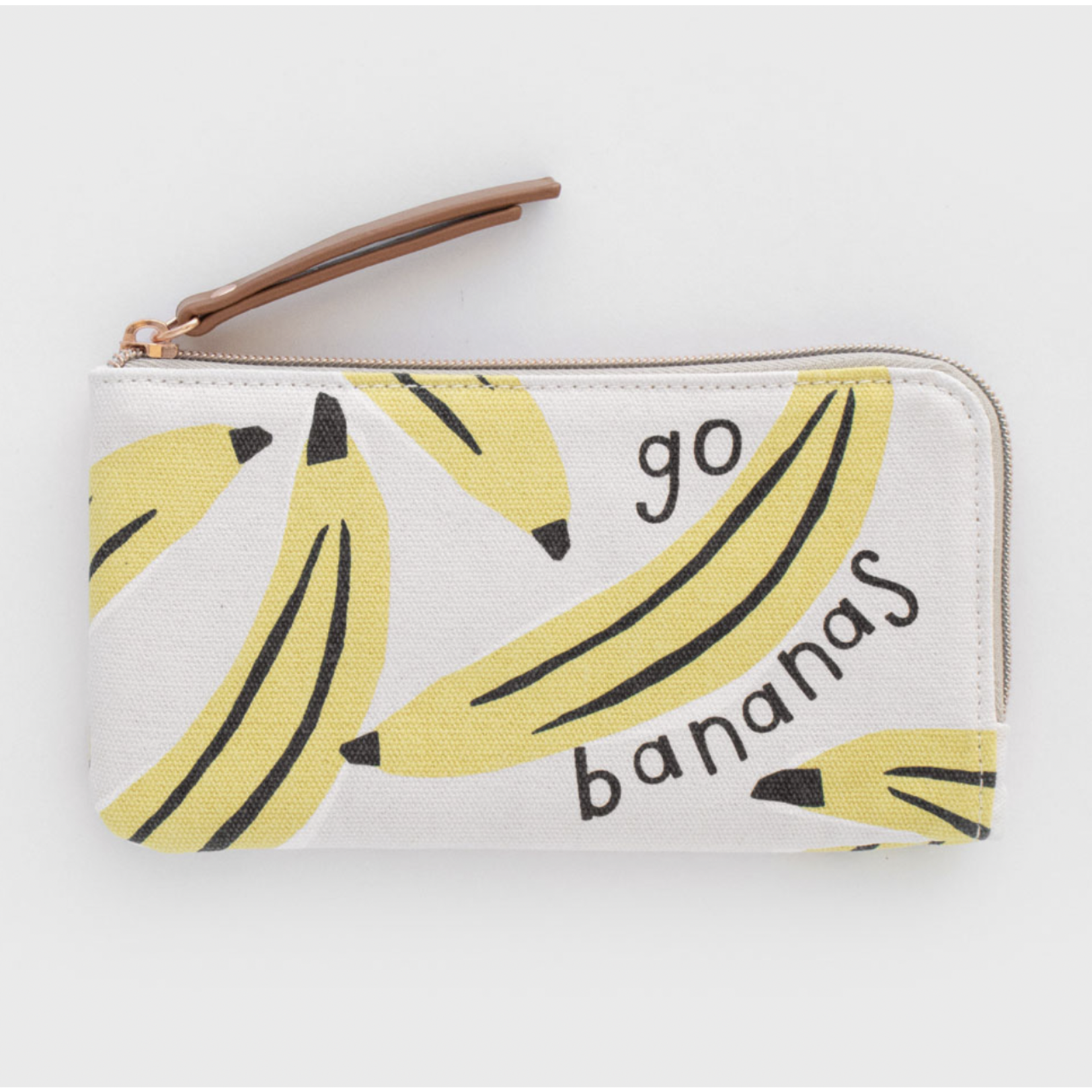 Caroline Gardner Go Bananas Padded Zip Glasses Case Pouch