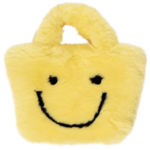 Malibu Sugar Smiley Face Purse-Yellow