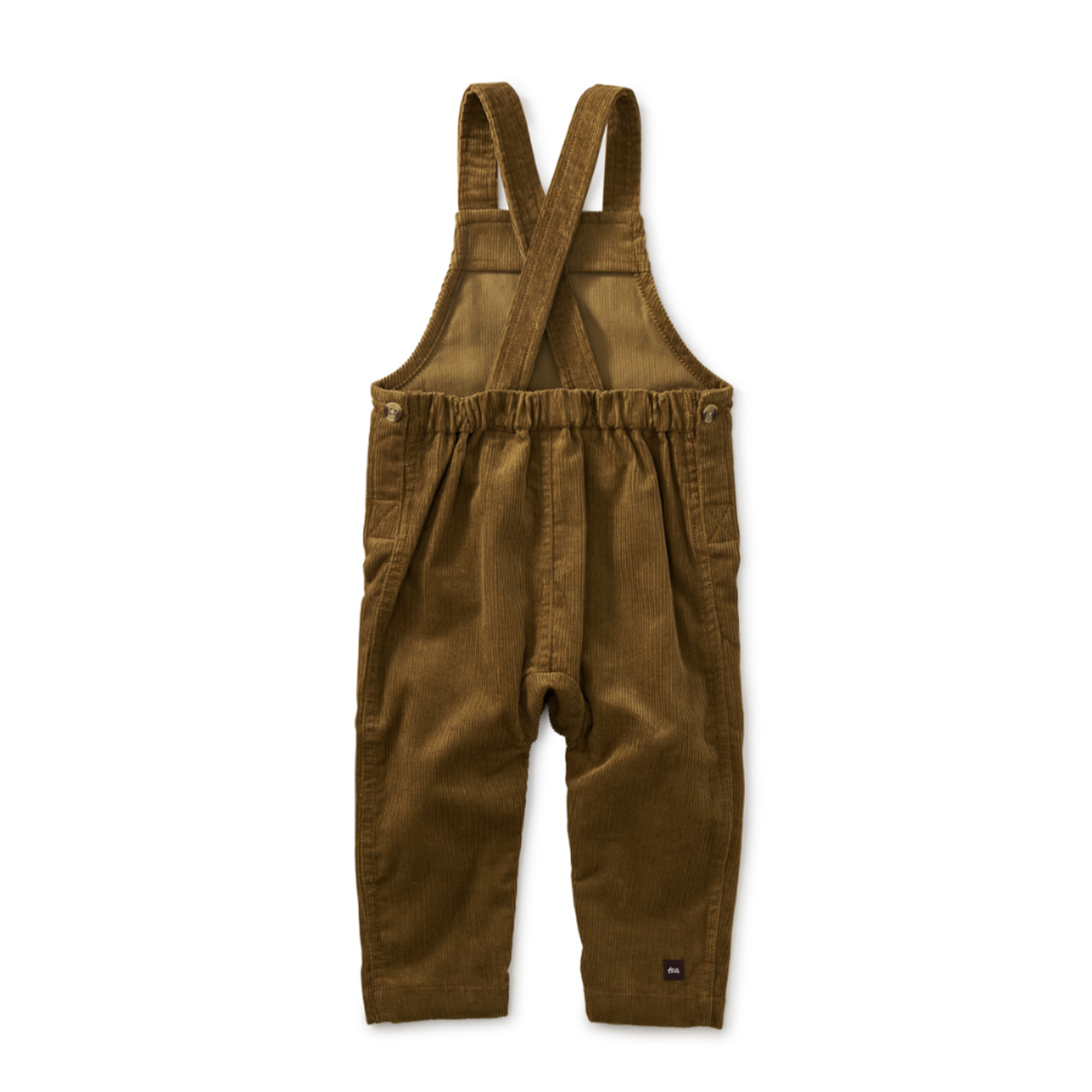 Tea Collection Corduroy Baby Overalls-Raw Umber - FINAL SALE