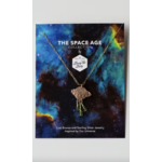 Bang Up Betty U.F.O. Alien Necklace Bronze FINAL SALE