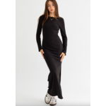 Lelis Court Maxi Dress-Black