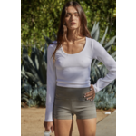 By Together Solange Crop Top-White-FINAL SALE