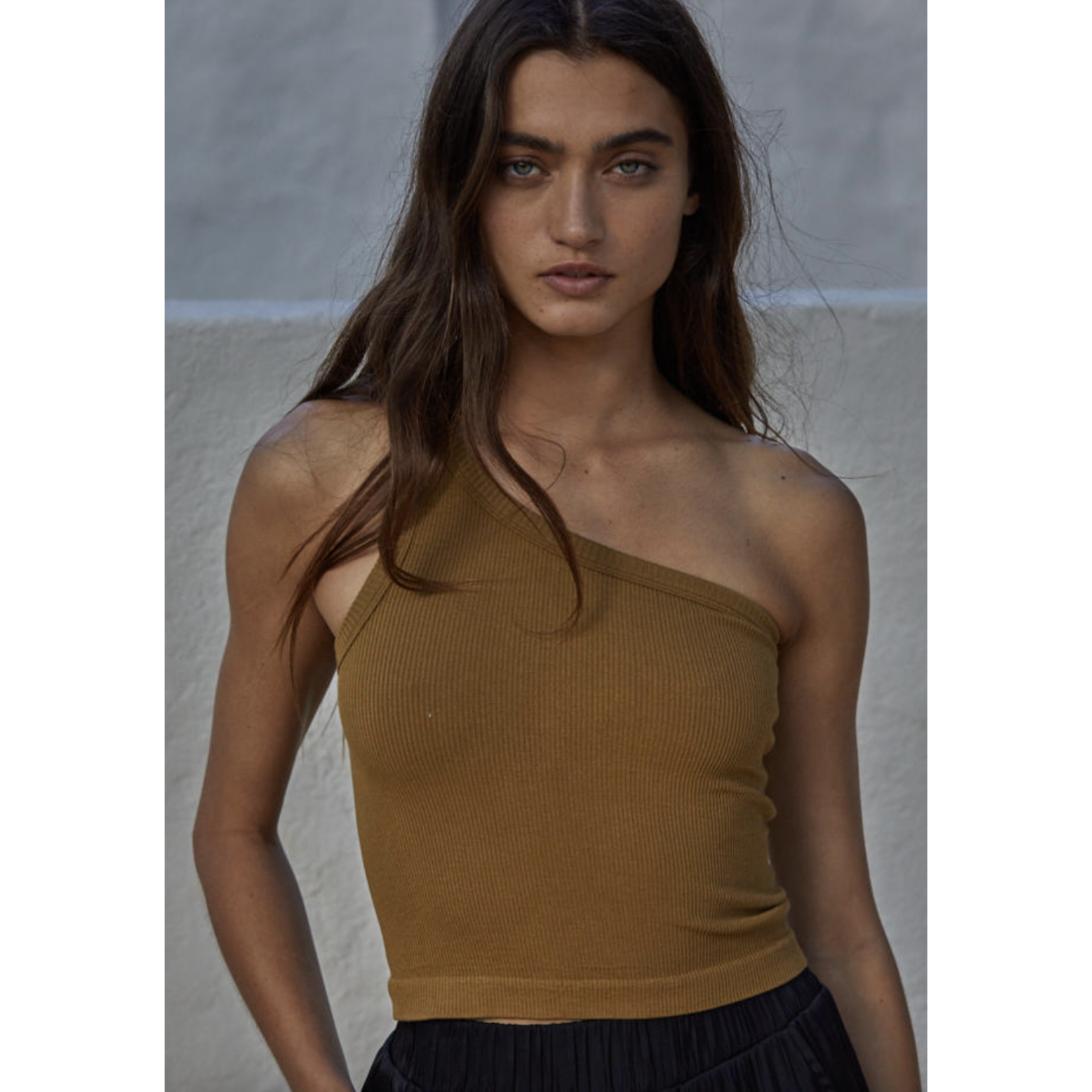 By Together One Of A Kind Top-Olive Gold FINAL SALE