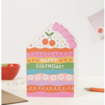 Mifkins Cake Die Cut Birthday Card