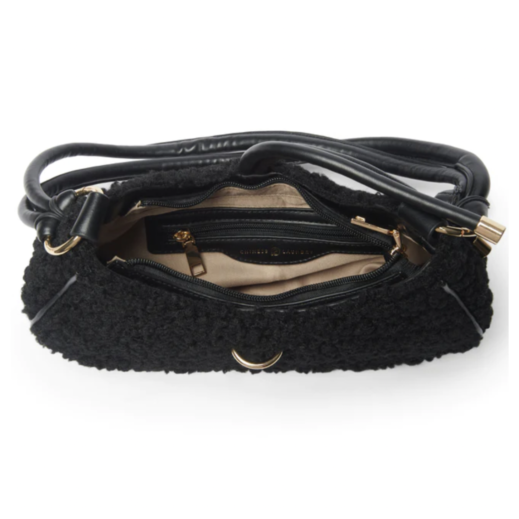 Textured Black Audrey Purse