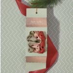 Kitsch Holiday Satin Scrunchies Set- Pinksettia