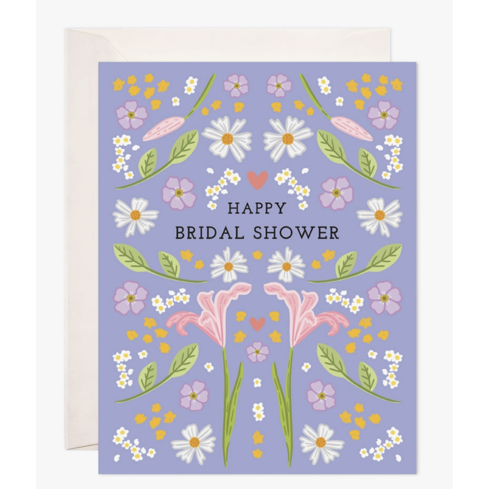 Bloomwolf Studio Lilac Bridal Shower Greeting Card