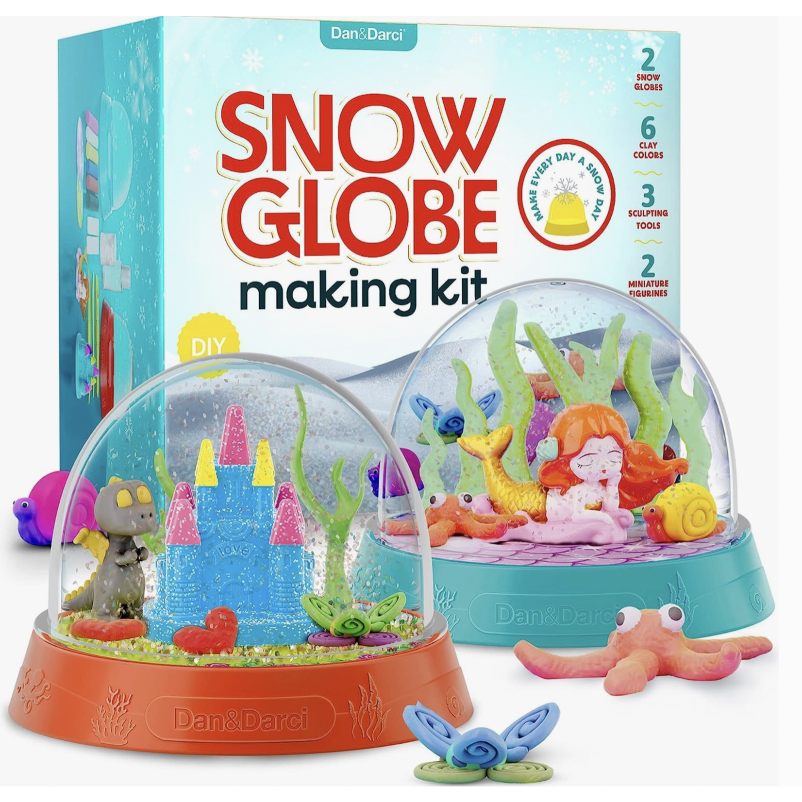 Dan&Darci Make Your Own Snow Globes Kit